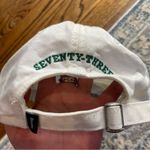Roots  White Hat with Green Tag Photo 3
