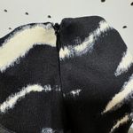 Michael Kors Women Zebra Zipper Faux Pockets Pencil Skirt Size 4 Photo 4