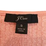 J Crew Puff Sleeve Ribbed Sweater Women's Small Coral Preppy Classic Career Pink Photo 2