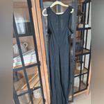 SKIMS  ribbed midi maxi dress scoop neck cotton sleeveless tank soot Photo 2