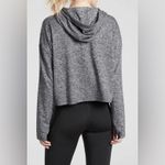 Athleta Gray Up Tempo Cropped Hoodie Photo 2