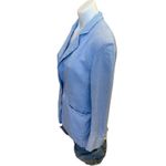 Hugo Boss BOSS Light Blue Oversized Linen Blazer SMALL Unstructured Career Suiting $600 Photo 4