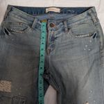 Sundance  Magnolia Lace Embroidered Straight Leg Jeans W28 Medium Wash Photo 6