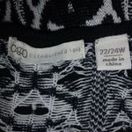 Cato  22/24 Black White String Knit Dress Plus Photo 4