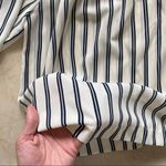 J.Crew Mercantile Striped Elastic Blouse Sz Medium Photo 2
