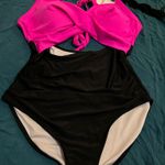 Evenuel Women's One Piece Swimsuits Tummy Control Cutout High Waisted Bathing Suit Wrap Tie Back 1 Piece Swimsuit Photo 1