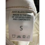 Just Black Denim  White High Rise Shorts Size Small Photo 3