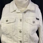 Calvin Klein Jeans Women's White Denim/Jean Jacket Sz L SKU 5052 Photo 1