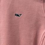 Vineyard Vines Light Pink Quarter-Zip Knit Sweatshirt Size Medium Women’s Preppy Photo 3