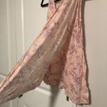 Free People Pink Floral Sheer Tank Top Photo 3