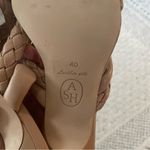 Ash  Mina Bis Braided Square Toe Sandals in Skin Photo 10