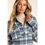 ✨Warmest Welcome Blue Plaid Oversized Shacket
Lulus✨ Blue Size XL Photo 2