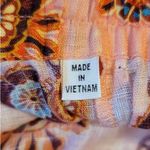 ALC Frank A.L.C. Barret Printed Linen Drawstring Shorts Sandstone Multi 6 NWOT Photo 7