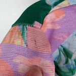 Lane Bryant  Floral Dress Sz 18/20 Multicolor Pastel Patchwork Tie Waist Vibrant Photo 4