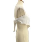Amanda Uprichard Ivory Strapless Self Tie Bandeau Top Festival Boho Womens XS Photo 1