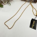 Cookie Lee Vintage  Gold Thin Rope Chain Necklace Photo 1