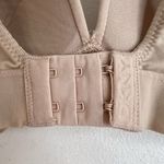 DKNY Small Bra Wireless Microfiber Plunge Smooth Molded Cups Beige Tan DK7664 Photo 7