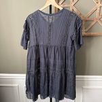 Johnny Was  Love Navy Eyelet Tunic Dress - Small NWT Photo 6