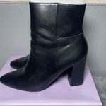 Madden Girl  Sleek Black Ankle Booties Photo 3