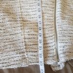 Bagatelle Womens Sweater Jacket Ivory Beige Motorcycle Zipper Knit Size XL Photo 10