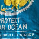 vintage blue yellow white green Del Mar ocean fish shirt Photo 8