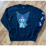Sanrio  Black‎   Kuromi Sweatshirt Photo 0