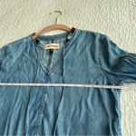Driftwood ✨  Shaye Chambray Dress Embroidered Blue XS Photo 9