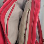 Red & White chevron oversized purse & wallet set Photo 6