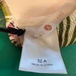 Shade & Shore  Women's White and Green Floral Bikini Top - Size 32A - NWT Photo 1