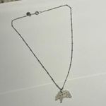 Women’s Costume Necklace Silver Tone Chain Mama Bear Pendant 18 1/2 Inch Photo 3