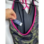 NWOT Swimsuits for All Camo One Piece Swimsuit Womens Size 20 Padded Green Photo 7