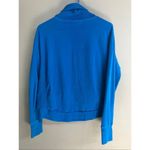 Sweaty Betty  London made in Italy cowl neck blue sweater XS oversized #711 Photo 5