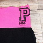 PINK - Victoria's Secret PINK By Victoria Secret Black and Pink Wide Leg Yoga Capris Size XS Photo 2