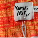 Princess Polly  Orange Sunset Knit Skirt Photo 4