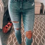 Hollister Ripped Light Wash Skinny Jeans Photo 0