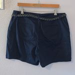 Gloria Vanderbilt  short blue with twist belt khaki shorts Photo 3