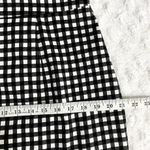 NEW Rachel Rachel Roy Black White Gingham Ruffle One Shoulder Classic Dress XL Photo 9