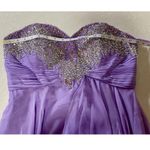 Royal Queen Collection Women’s Lilac Strapless Dress Prom Bride Formal NWT Sz 12 Purple Photo 5