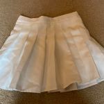 White Pleated Skirt Photo 0