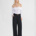 Aritzia white  off the shoulder top in a size 2XS Photo 6