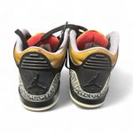 Nike AIR JORDAN 3 RETRO CEMENT Black Gold Red High-Top Sneakers 8 Photo 6