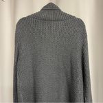 Metaphor ladies open cardigan. Gray with flecks of silver rolled collar size XL Photo 3