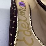 Sam Edelman  Women's Rivera Flat Size 8 Gold & Burgundy Pointed Toe Photo 7