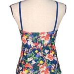 Ellen Tracy floral and fauna tankini halter top with keyhole in size 8. EUC Photo 6