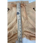 American Eagle  Linen Blend Peach Orange Light Weight Cargo Baggy Wide-Leg Pant 6 Photo 8