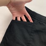 Old Navy  Black Linen Blend High Rise Pull On Shorts XL Photo 1