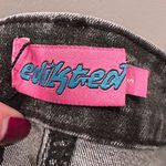 Edikted NWT  Black Wash Mini Denim Skirt Size Small Western Vacation Casual Photo 2