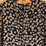 Madewell  Wrap-Front V-Neck‎ Maxi Dress in French Floral True Black Size 2 Photo 13