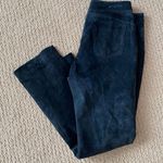 Etcetera Black Y2K Suede Straight Leg Pants Photo 4