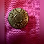 Ralph Lauren Lauren  Jeans Company Pink Denim Jacket Colorful LRL Women’s Large Photo 2